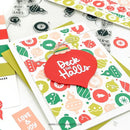 Christmas Joy Holiday Metal Cutting Dies Clear Stamps Stencil Card Scrapbook Embossed Paper Album Diy Craft Knife Mould Template