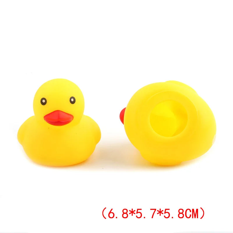 Car Bike Duck Helmet Accessories Adhesive Gold Chain Sunglasse Propeller Strap for Yellow Duck Car Dashboard Decoration Ornament