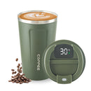 Stainless Steel Vacuum Insulated Travel Coffee Mug, Led Temperature Display Insulated Tumbler, Leak Proof with Lid 510ML