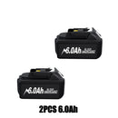 Bonacell 6000mah For Makita BL1830 18V Power Tools Compatible For Makita BL1850 BL1860 BL1890 Replacement Battery And Charger