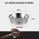 51/54/58mm Espresso Dosing Funnel 304 stainless steel Coffee Dosing Ring Portafilter Funnel Portafilter Dosing Ring Barista Tool
