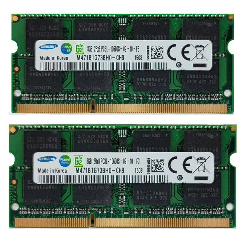 1/2PCS SAMSUNG Laptop Ram DDR3 DDR3L 8GB 4GB 1333Mhz 1600Mhz 1866Mhz SODIMM PC3-10600 12800 14900 Notebook 1.35V PC3 RAM Memoria