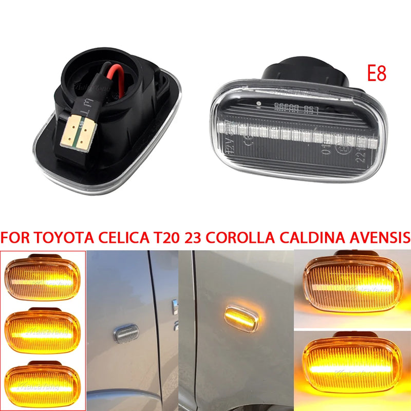 For Lexus RX 300 330 350 400h MCU3 GSU3 MHU3 MCU15 RX XU1 GS 300 JSZ147 V300 aristo jzs160 Dynamic Side Marker Turn Signal Light