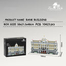 10423PCS Classical Bank Building Blocks MOC Bank Street View Model Bricks Desktop Decoration Diy Toys For Kids Holiday Gifts