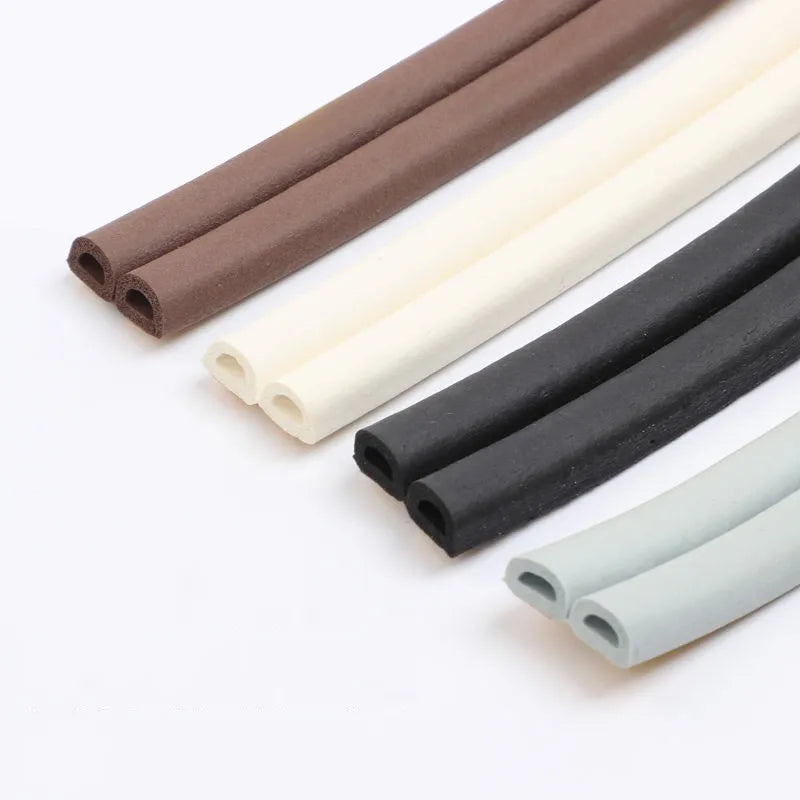 10 meters DIPE self-adhesive door and window sealing strip glass window anti-collision rubber strip foam sound insulation strip