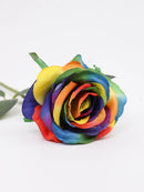DIA 8CM Artificial Roses Valentine's Day Plastic Juana Flower Bouquet Wedding Decoration Living Room Dining Table Ornament Roses