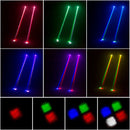 U'King Mini Beam Moving Head Lights 10W RGBW 4IN1 LED Stage Lights DMX512  Spotlight For Wedding Club Christmas Party Bar Show