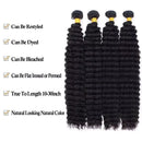 Deep Wave Brazilian Hair Weave Bundles 3 4PCS Natural Color 100% Human Hair Curly Weaving Remy Hair Extension 10-40 Inch