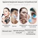 Makeup Mirror with LED Lights High Brightness Frameless Rectangular Mirror Anti-fog Bathroom Mirror Compensation for Damage