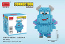 Linkgo Connection Building Blocks Monster University James Mike Model Anime Mini Brick Figure Toy For Christmas Gift