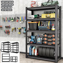 2/3/4 Tiers Metal Storage Rack Home Organization and Storage Heavy Duty Adjustable Shelf Boltless Storage Unit Display Rack