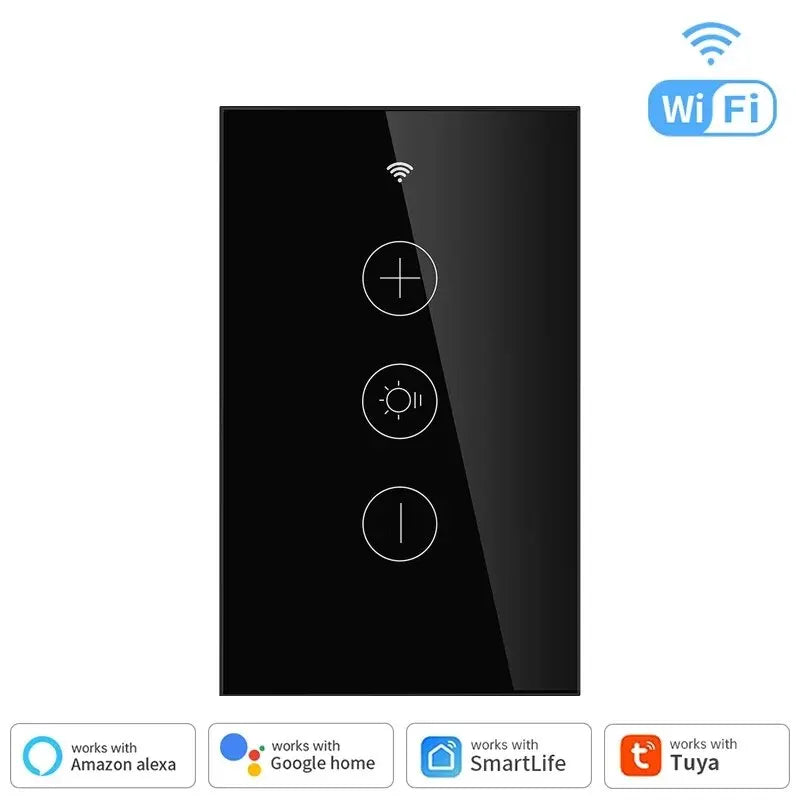 Tuya WIFI Smart Life LED Dimmer Switch US LED Dimmer SwitchSmart Life Tuya APP Remote Control For Alexa Google Home