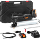 SucceBuy 10000PSI 20-Volt Cordless Electric Grease Gun Kit Battery Powered with Two Batteries Carrying Case Charger Included