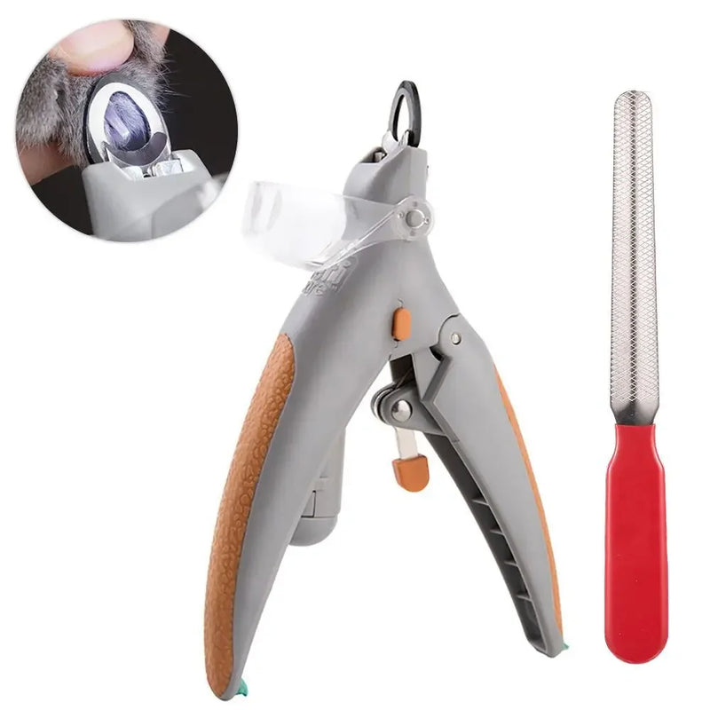 Pet Nail Clipper Scissors Pet Dog Cat Nail Toe Claw Scissors LED Light Nail Trimmer Cats Dogs Pet Grooming Tools Dog Supplies