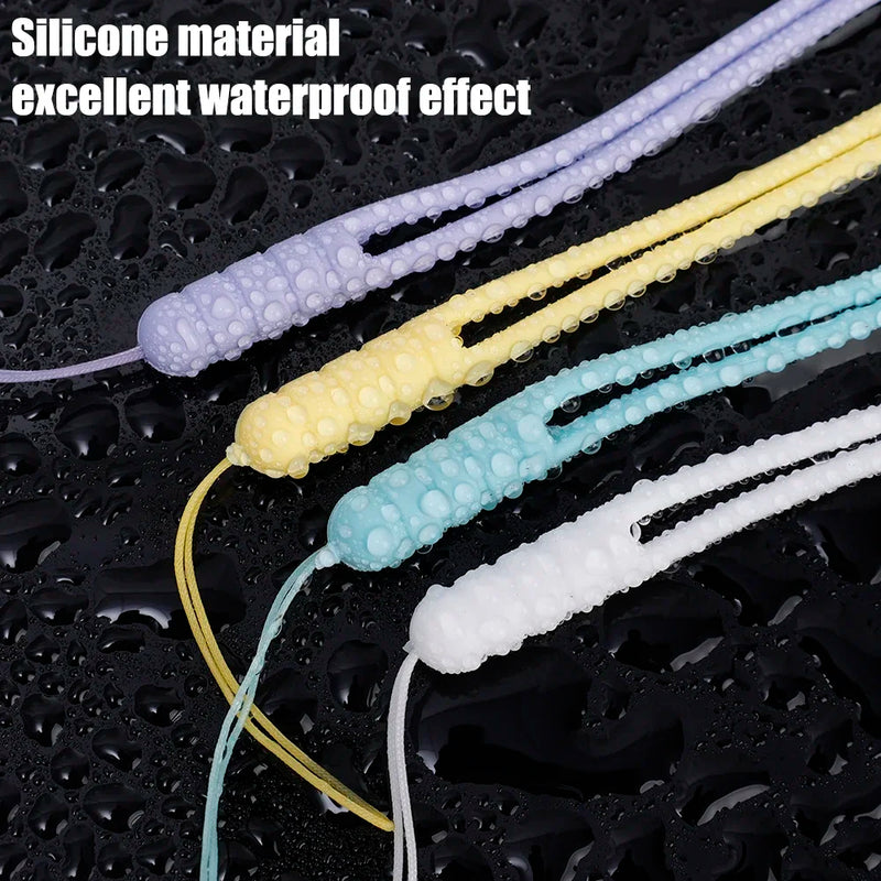 5/1PCS Silicone Phone Strap Portable Hand Wrist Lanyard Chain For For iPhone Xiaomi Samsung Universal Phone Anti-Lost Ropes