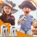 1 PCSCute Ghost Resin Statue With Middle Finger Spooky Halloween Decor For Shelf Mantel Coffee Table Display Home Party Ornament