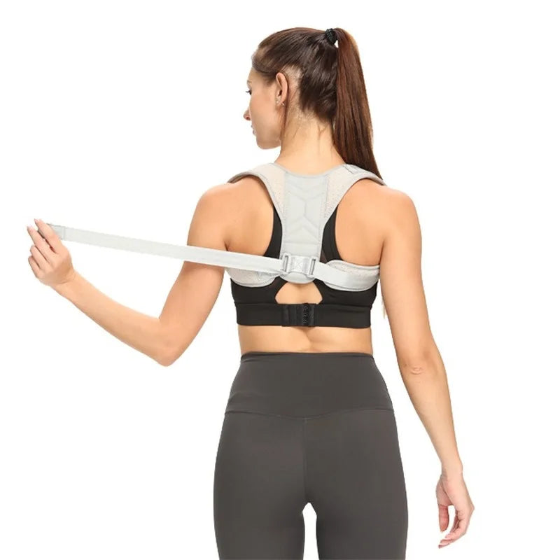 Back Shoulder Posture Corrector Adjustable Belt Clavicle Spine Support Reshape Your Body Home Office Sport Upper Back Neck Brace