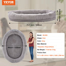 SucceBuy Orthopedic Human-Sized Dog Bed with Washable Fur Cover