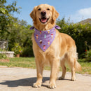 Dog Bandana Fruit Floral Spring Washable Soft Doggy Scarf Kerchief Summer Adjustable for Small Medium Large Dogs Pets