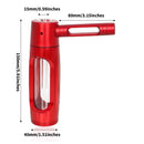 Portable Mini Dry Burning Tobacco Pipe Aluminum Alloy&Glass Hookah Smoking Accessories Gifts