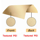 250x250mm For QIDI Q1 Pro, Ankermake M5 PEI Sheet Double Sided Powder Coated Spring Steel Sheet Textured PEI For Anker Make M5