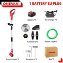 10Inch 4000W Brushless Electric Lawn Mower 36000RPM Grass Trimmer Length Adjustable Garden Tools For Makita 18V Battery Pins
