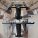 Fast & Free Shipping Camper table legs with pneumatic lift and four-way adjustable function 35-73cm one-button height lift