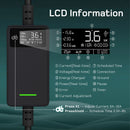 dé Electric Car charger Type 2 16A 3.7kW Schuko with Digital Display 6m 8m 10m 15m 20m Charging Cable Mode 2 for Home Outdoor