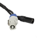 SHEHDS Powercon Plug And DMX Signal Line Connection 2/3 Meters Hand in Hand Cables Lighting Accessories For Stage DJ Disco