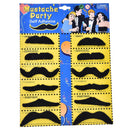 12Pcs/Set Self Adhesive Fake Beard Mustaches Mexican Fiesta Party Supplies Halloween Christmas Costume Fake Mustaches Sticker