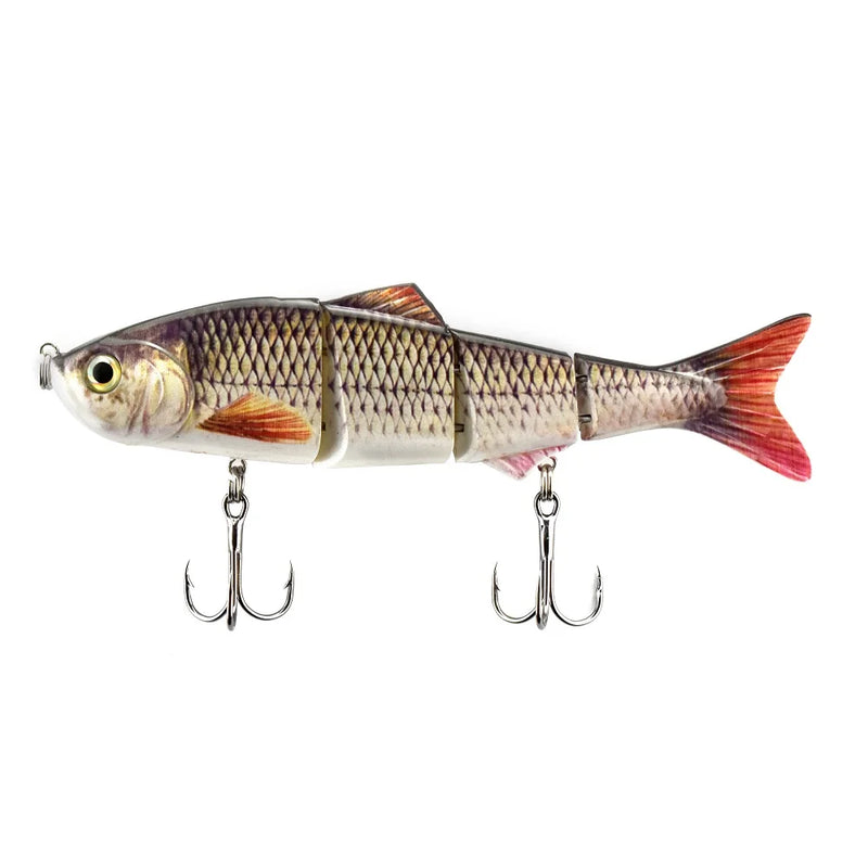 150mm 33g Freshwater 4 Sections multi Jointed life like sinking Swimbait fishing lure Hard Artificial Bait