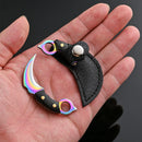 Mini Claw Knife Keychain Hanger Fruit Knife EDC Mini Blade Pocket Key Claw Chain Outdoor Tools Portable Delivery Knife Fashion