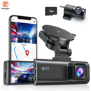 REDTIGER F7NP 4K Dash Camera for Cars 3.18” IPS Screen Mini Dash Cam Recorder Car Dvr for 24H Parking Mode Built In WiFi GPS