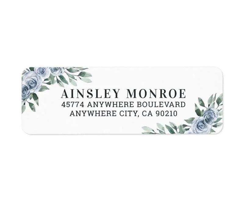 50pcs Custom Sticker Label, Personalized Return Address Labels Sticker, Wedding and Baby Shower Labels Stickers 5.7x2 cm