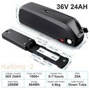 48v 26ah EBike Battery 48V 36V 52V 20Ah 24AH 60V  Original 21700 Hailong Polly Pack for Electric Bicycle 250W-1500W Motor