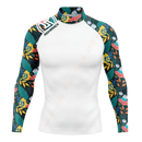 New Summer Men's Rashguard Long Sleeve Surfing Shirts Sunscreen Lycra Fabric Surf Sweatshirt UV Protection RightTrack Swimwear