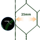 BRIEFNESS Hexagonal Chicken Wire 25mm Mesh, 1m Height Garden Fence, Rabbit/Poultry Netting, Bird & Rat Proof Animal Enclosure