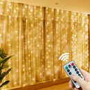 USB Festoon LED String Light 8 Mode Remote Christmas Fairy Garland Curtain Light Decor For Home Holiday Decorative New Year Lamp