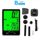WEST BIKING Bike Computer Multifunction LED Digital Rate MTB Bicycle Speedometer Wireless Cycling Odometer Computer Stopwatch
