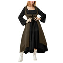 Halloween Plus Size Open Shoulder Elegant Party Dresses For Teens 2024 Lace Half Sleeve Gothic Dress Clothing Female