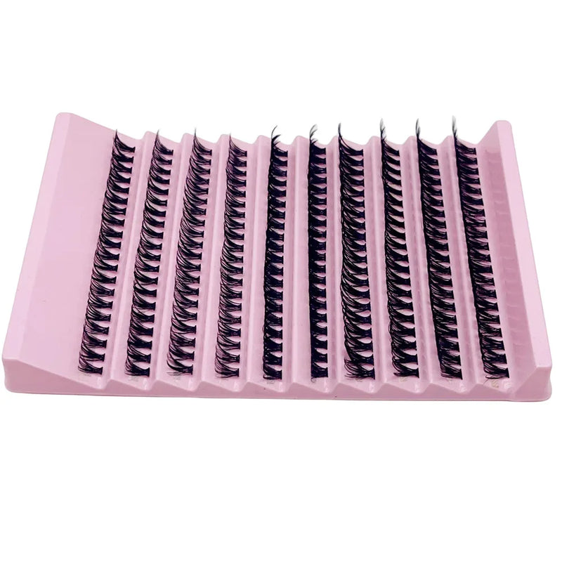 Individual Lashes 8-16mm 200pcs Cluster Lashes Natural Look Mixed Tray DIY Eyelash Extension Volume Lash Clusters Eyelashes Long