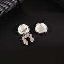 High End Crystal Round Cuffs Buttons Wedding Party Business Clothes Decoration Friend Men's Shirt Cufflinks Jewelry Gifts