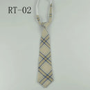 Women Plaid JK Neck Tie Girls Lazy Skinny Slim Cute Necktie Plaid Uniform School Student Neckties Gravatas Cravat Boys Neckwear