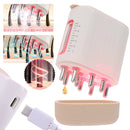 Electric Hair Oil Applicator 2 in 1 Hair Scalp Massager Brush Scalp Applicator Comb for Hair Growth Treatment Salon Care Device