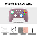 ANBERNIC RG P01 Gamepad Wireless Gaming Controller Hall Trigger Joystick Macro Key RGB Breathing Light For Switch PC Android IOS