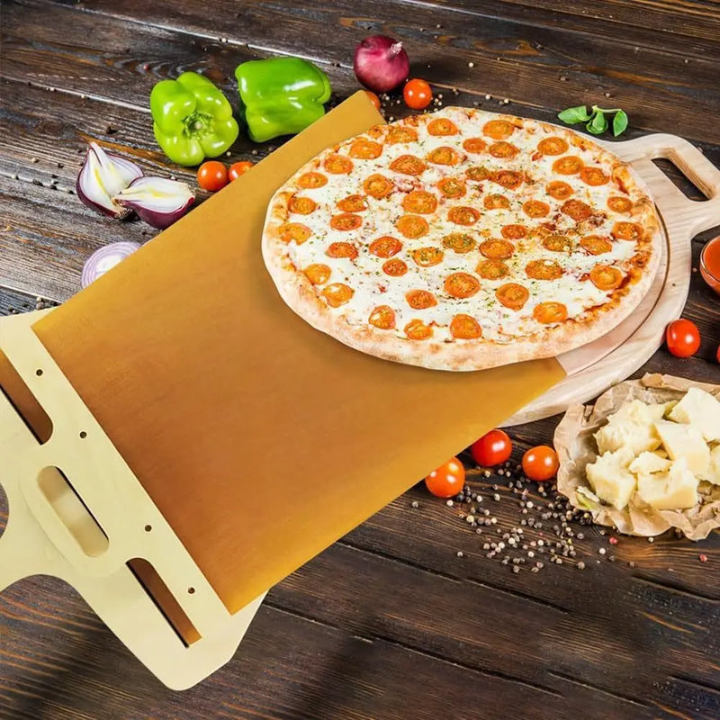 Sliding Pizza Peel Shovel Foldable  Handle Transfer Tray Pizza Spatula Bread Baking Tools Kitchen Aaccessories Gadgets