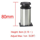 Stainless Steel Furniture Leg Cabinet Table Sofa Bed Table Foot 5-15cm  Furniture Adjustable Cabinet Legs Furniture Parts