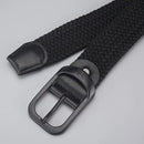 Men's Belt Casual Woven Elastic Belt Outdoor Sports Women's Belt No Need for Punching Climbing Work Belt For Men Women Fashion