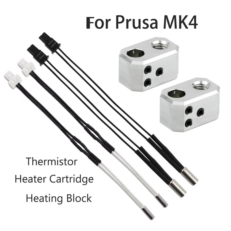 For Prusa MK4 Printer Kit Cartridge Heater 24V 40W Heating Tube Heating Rod for Prusa MK4 Extruder Kit  3D Printer Mk4 Hotend
