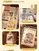 Japanese-Style Cute Sticker Book with Delicious Dessert and Cake Stationery Stickers, Suitable for Birthday and Back-to-School